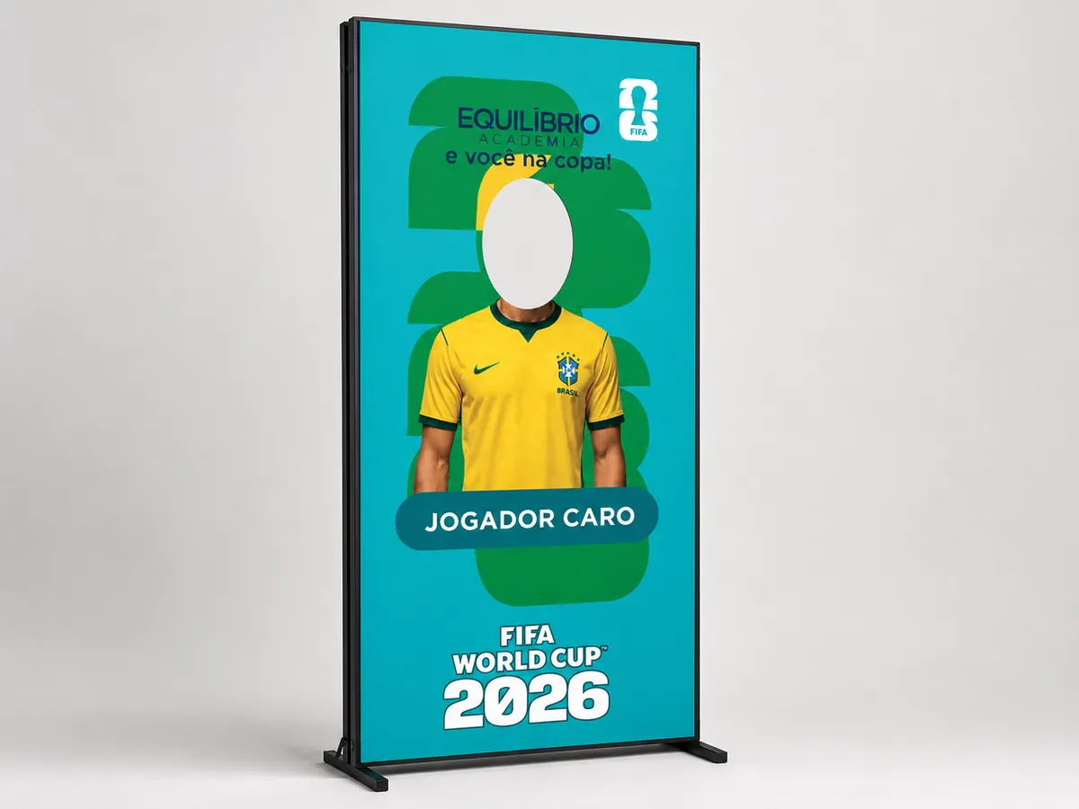 Totem em PVC ou Metalon