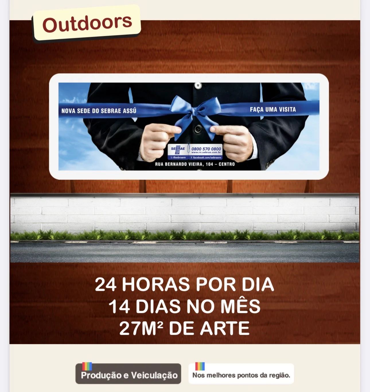 Produção e Veiculação de Outdoor